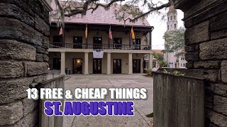 13 Free and Cheap Things to Do in St Augustine | Florida