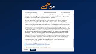 Wie kann ich mich im Pier EIS-Portal registrieren?