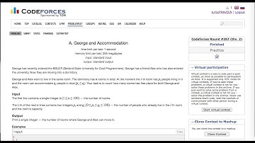 Codeforces - 467A - George and Accommodation