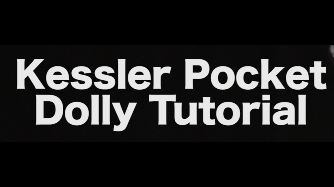 TSW Kessler Crane®​  Pocket Dolly Competency Tutorial - "Slider"