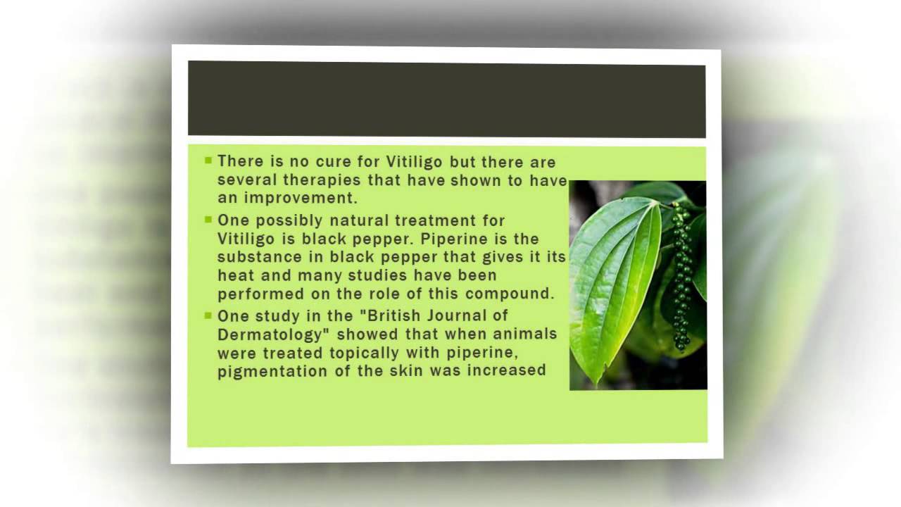 Black pepper oil for Vitiligo YouTube