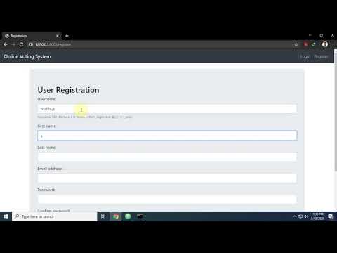 Online Voting System Using Django | Python