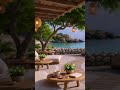 CALM WAVES 🌴 Peaceful Ocean Retreat | Relaxing Sleep Music, Soft Waves &amp; Tropical Serenity
