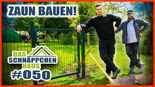 DIY Doppelstabmattenzaun bauen! | SCHNÄPPCHENHAUS #50 | Home Build Solution