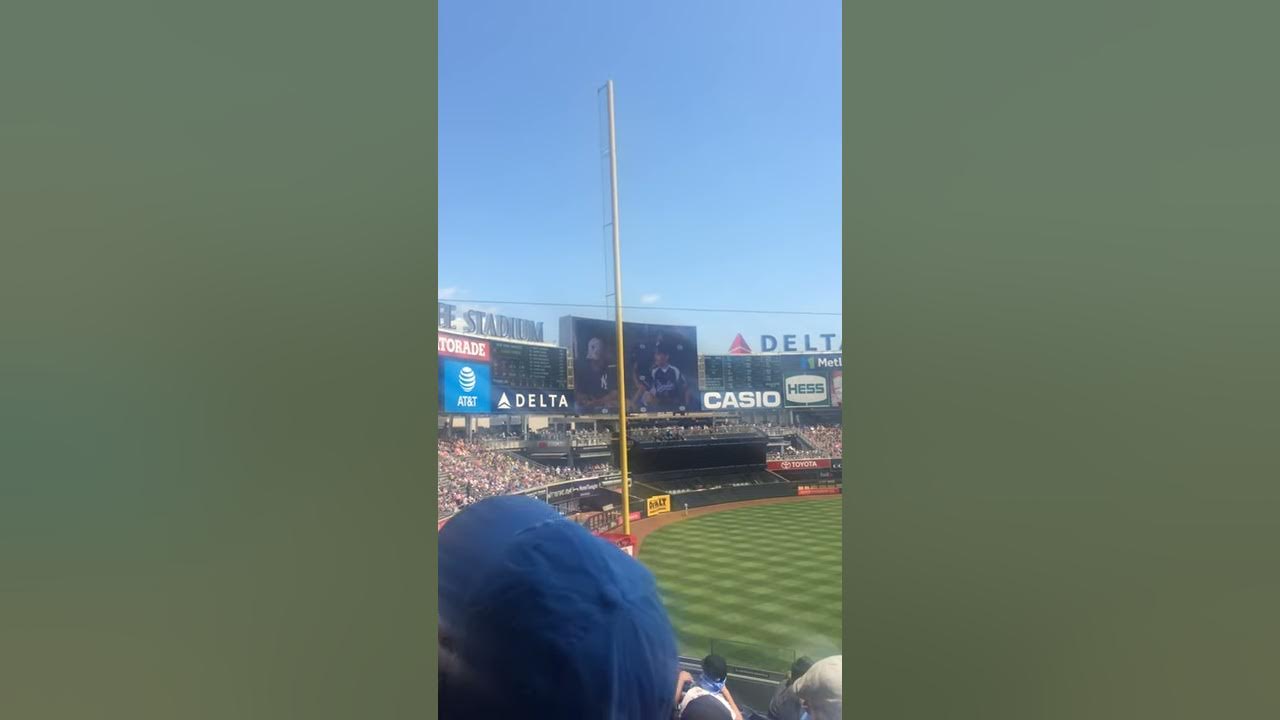 jumbotron at Yankee stadium YouTube