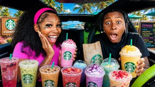 TRYING STARBUCKS NEW SUMMER MENU ITEMS