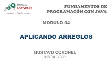 #DesarrollaSoftware - #UDEMY - #JAVA FUNDAMENTOS - APLICANDO ARREGLOS