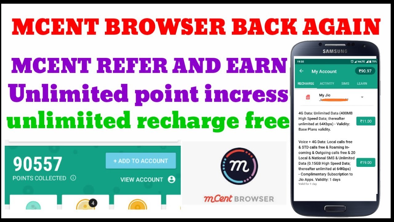 Daily free recharge tricks !! unlimited refer and earn tricks!! 