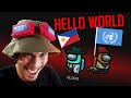 FILIPINO Plays With RANDOM FOREIGNERS - Among Us (English Voice Chat)