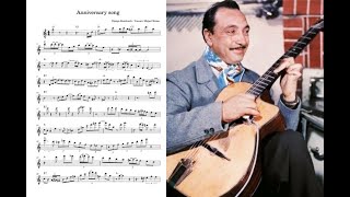 Video thumbnail of "Django Reinhardt - Anniversary Song Transcription"