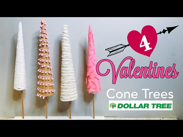 How To Make A Valentine's Cone Tree - Intelligent Domestications