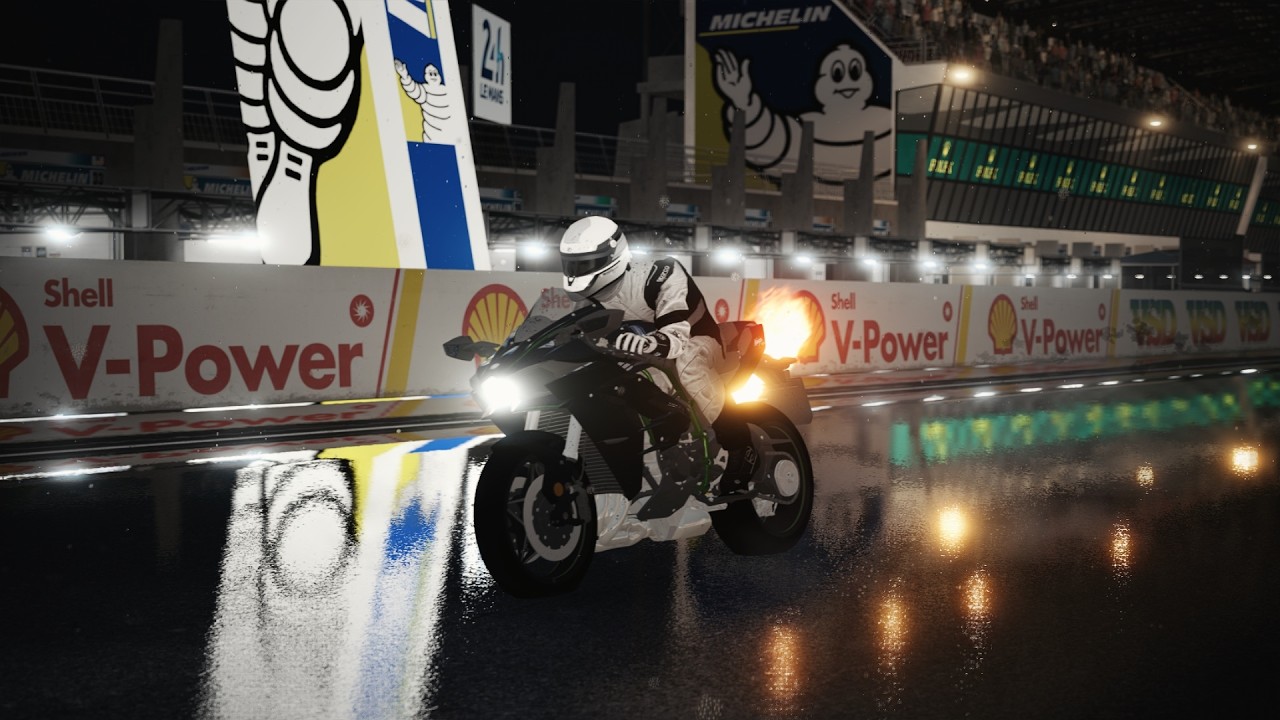 Circuit de la Sarthe with Kawasaki Ninja H2