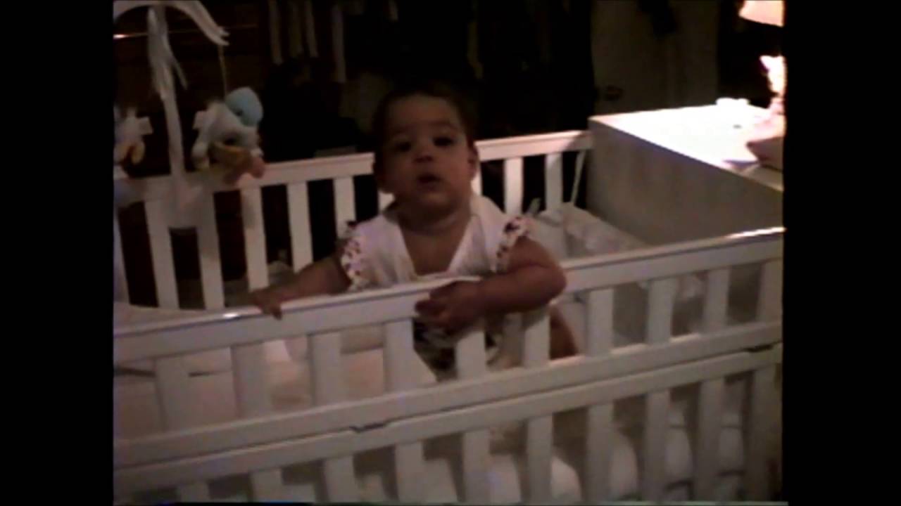 Elizabeth Feeds Herself, Jumps, and Stands Up! November, 1992   6 Months Old