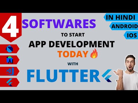 Start Android App Development Today with Just 4 Softwares | Flutter App Development and Tutorials