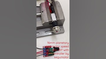 16mm planetary gearmotor speed controller DIY with PWM controller, ve/ccw controller by kegumotor