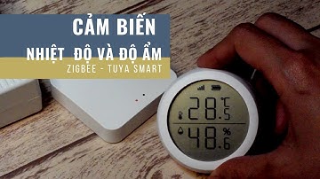 Cảm biến nhiệt độ độ ẩm Zigbee Tuya Smart Life