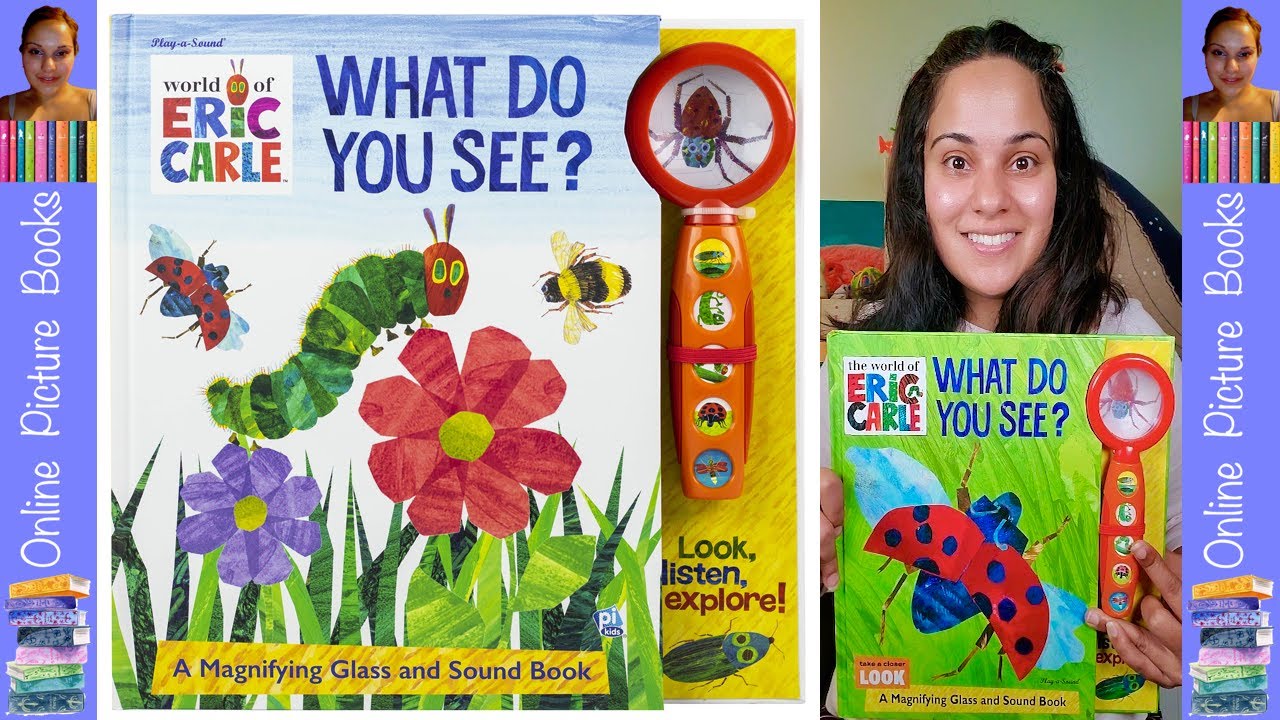 Eric Carle What Do You See? Book | Soundboard Picture Books | Books For Kids Read Aloud | Sound Book