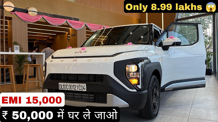 Kia Syros 2025 - Premium car from Safari at the price of NEXON 👌🏻 | Finance Detail | EMI of 15,000