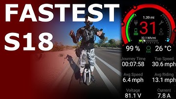 FASTEST Kingsong S18 EUC Ride EVER