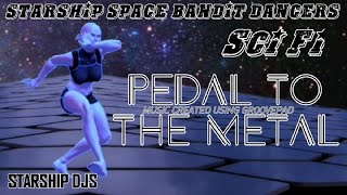 Pedal To The Metal 🎧 (music created using Groovepad) Starship Space Bandit (Easy Pose) Dancers screenshot 5