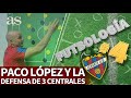 Paco López explica la defensa de tres centrales en el sistema 3-5-2 | Futbología #4 | Diario AS