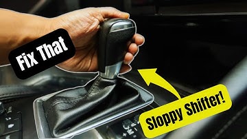 Hoe een slappe schakelpook te repareren + lekkende transmissievloeistof te repareren (vervanging ...