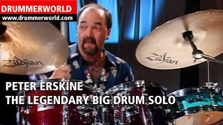 Peter Erskine: The legendary Drum Solo - #petererskine  #drumsolo  #drummerworld