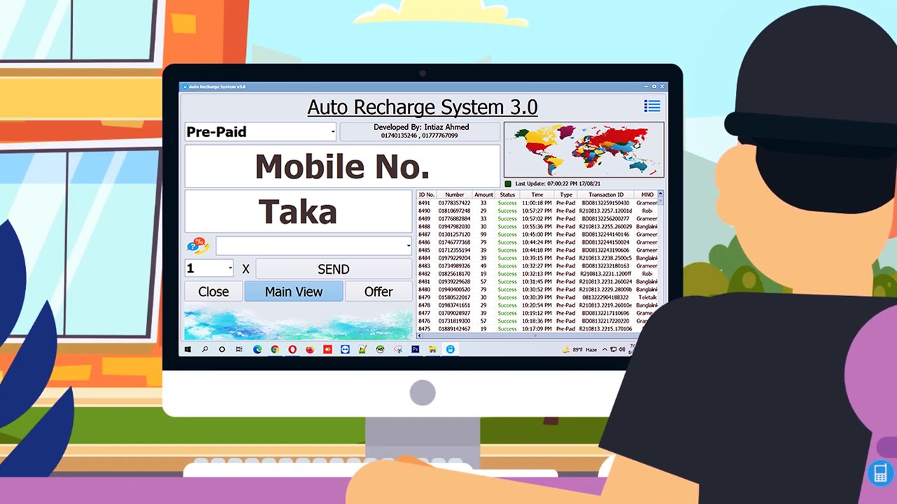 Auto Recharge System - YouTube