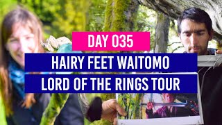 DAY 35 🧙‍♂️ Hairy Feet Tour near Waitomo - Lord Of The Rings Tour - New Zealand Travel