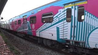3231次區間車抵達斗南車站(2019台灣燈會在屏東彩繪列車) 20200526