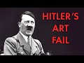 Hitlers embarrassing art  forgotten history