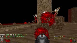 Doom: toad map03 UV speed in 1:04 (world record)