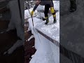 2階屋根の上から氷柱落とし #shorts