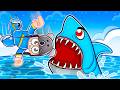 VIDA DE TUBARÃO NO ROBLOX BE A SHARK - Brancoala Games