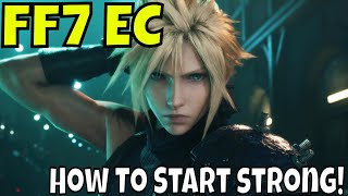 Final Fantasy VII Ever Crisis - How To Start Strong/Farm Currency Easy/50 Summons/F2P Account
