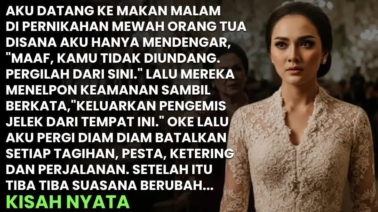 DI PESTA MAKAN MALAM ORANG TUA MENGUSIRKU - LANGSUNG KUBATALKAN TAGIHAN PESTA LALU SUASANA BERUBAH..