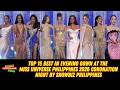 Top 15 Best in Evening Gown Miss Universe Philippines 2026 Coronation Night by Showbiz Philippines