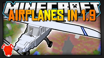 Minecraft | FLY A PLANE IN 1.9?! | 16w02a One Command Block!
