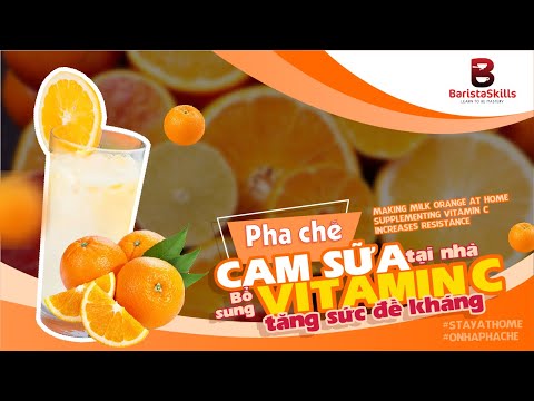 Video [BARISTA SKILLS] Bài 115: Cách làm Cam sữa ngon ngất... - YouTube
