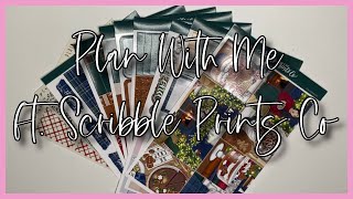 Plan With Me ft. ScribblePrintsCo. | Plannahannah