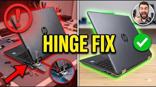 HP Laptop Body Repair Fix | Hinge &amp; Case Repair (Step-by-Step)