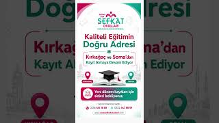 Şefkat Okulları Yeni Dönem Kayıtlarını Sürdürüyor