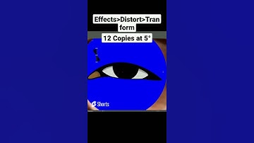 How to Draw a VECTOR Eye in Illustrator...#shorts