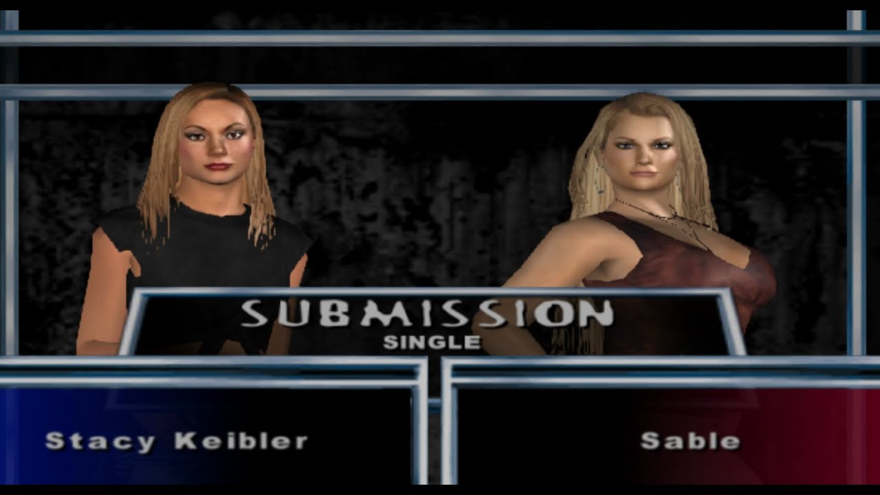 WWE Smackdown Here Comes The Pain PS2 (Stacy Keibler vs Sable) Submission Match