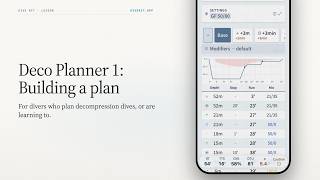 Deco Planner 1: building a 52 m trimix deco plan