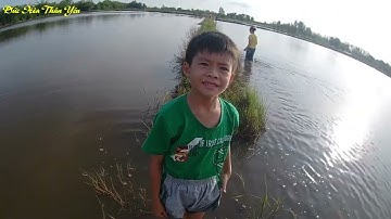 ĐI BẮT ỐC -  MÙA NƯỚC NỔI MIỀN TÂY  | Trúc Ly Family