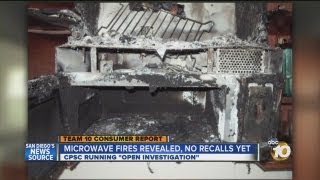 Consumer Reports investigation looks into microwave fire danger