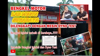 Bengkel Motor Dyno Test, Lab Mesin Surabaya, Bengkel Injeksi #injeksi #motor #dynotest