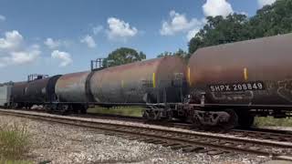 EB NSI with BNSF power has some great cars and the southern gondola was a awesome catch.