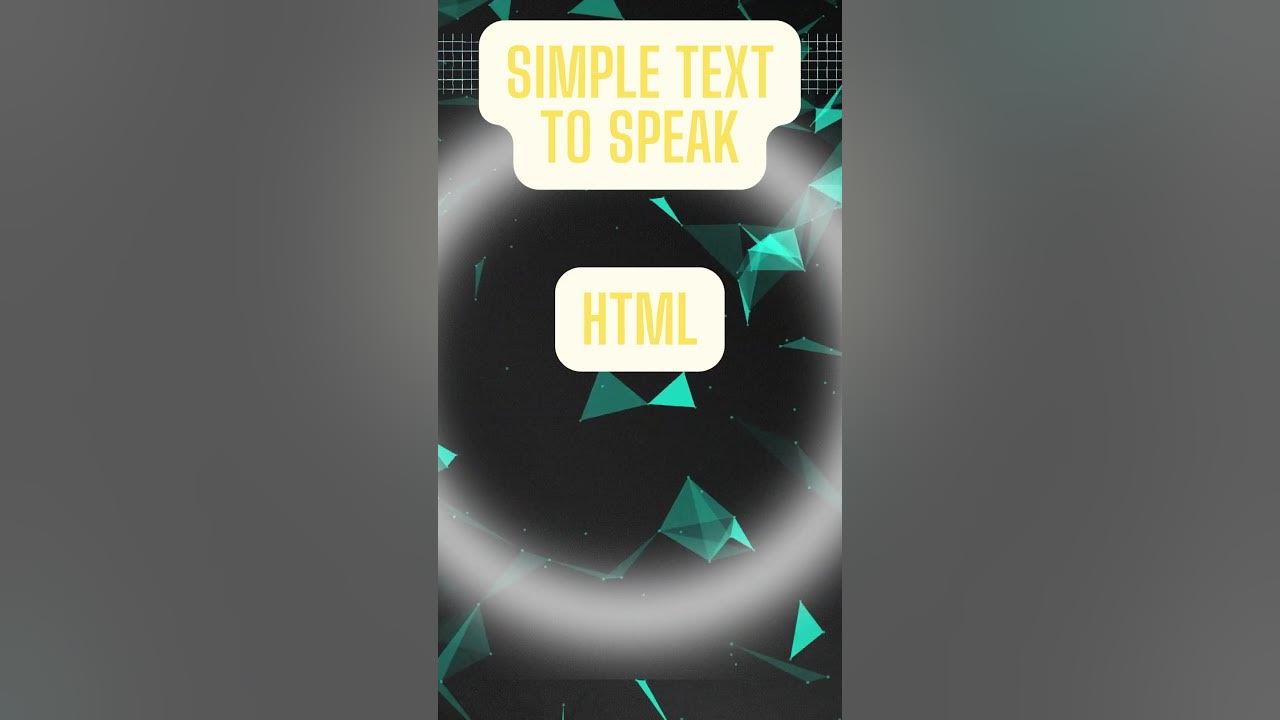 Simple Text To Voice Converter With HTML and JAVA SCRIPT🤖😱 #shorts ...